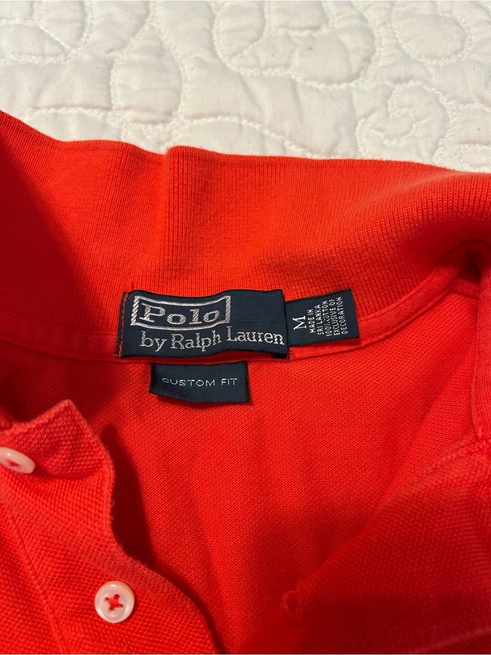 Polo Ralph Lauren Red Classic Fit Polo with Bright Green Pony
